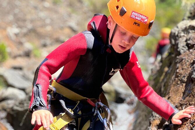 Canyoning Experience Level I Beginners in Ribeira das Cales - The Rappels and Pools: Your Real Day-to-Day Moments
