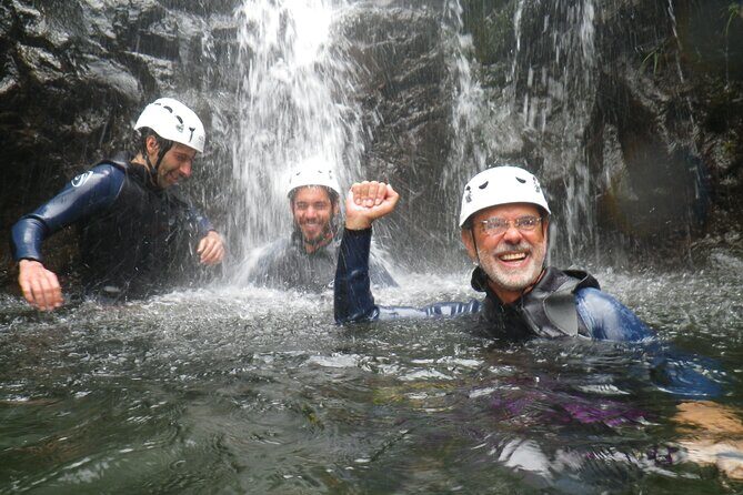 Canyoning Madeira Island - Level One - The Action: Water Slides, Jump Points, and Rappelling Waterfalls