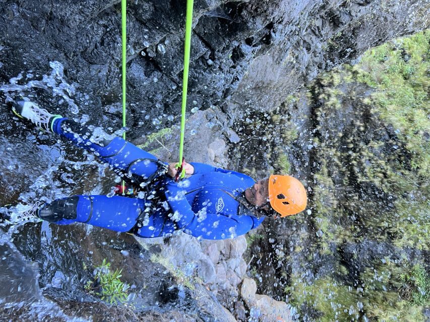 From Funchal: Intermediate Canyoning Adventure (Level 2) - Warm up between thrills: snacks, water, and that mid-tour reset