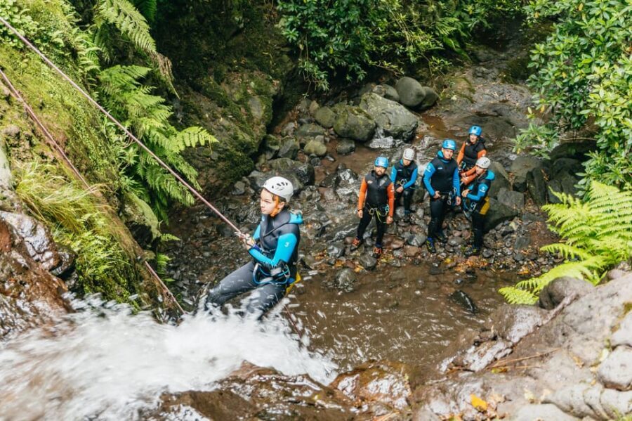 Madeira Canyoning Beginners – Easy & Fun Waterfall Adventure - A short walk through rural Madeira before the canyon opens