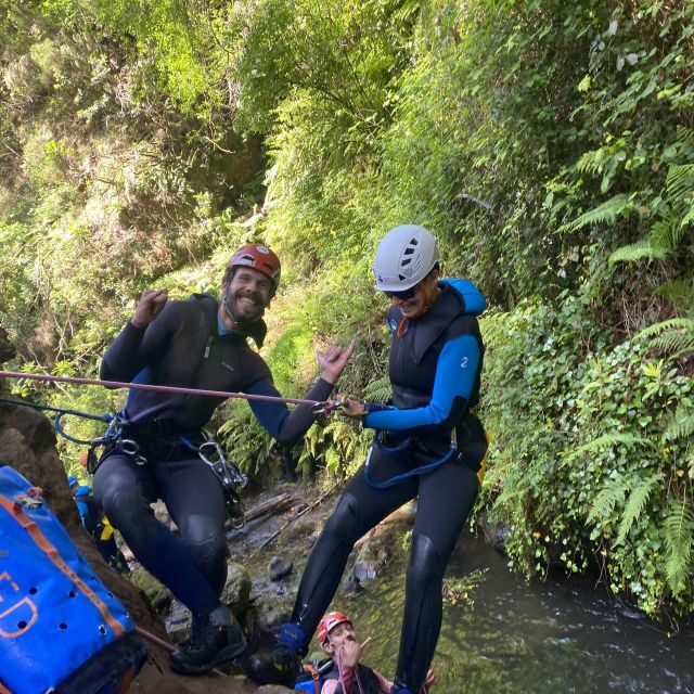 Madeira Canyoning Beginners – Easy & Fun Waterfall Adventure - Level 1 canyoning in Camacha: abseil, jump, slide, repeat