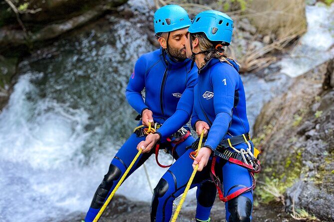 Madeira Canyoning Intermediate - From Funchal Pickup to the Canyon Entrance