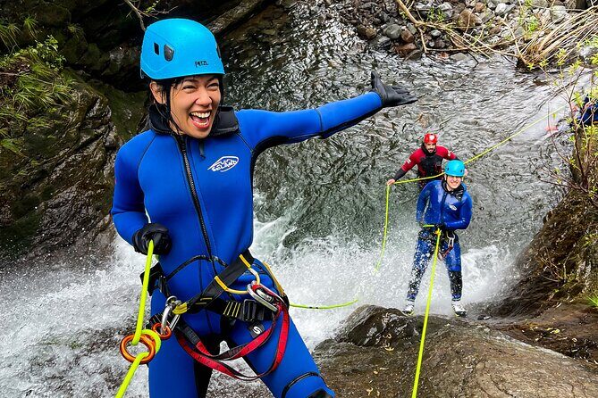 Madeira Canyoning Intermediate - Rappels and Natural Pool Time: Waterfalls, Slides, and Jumps