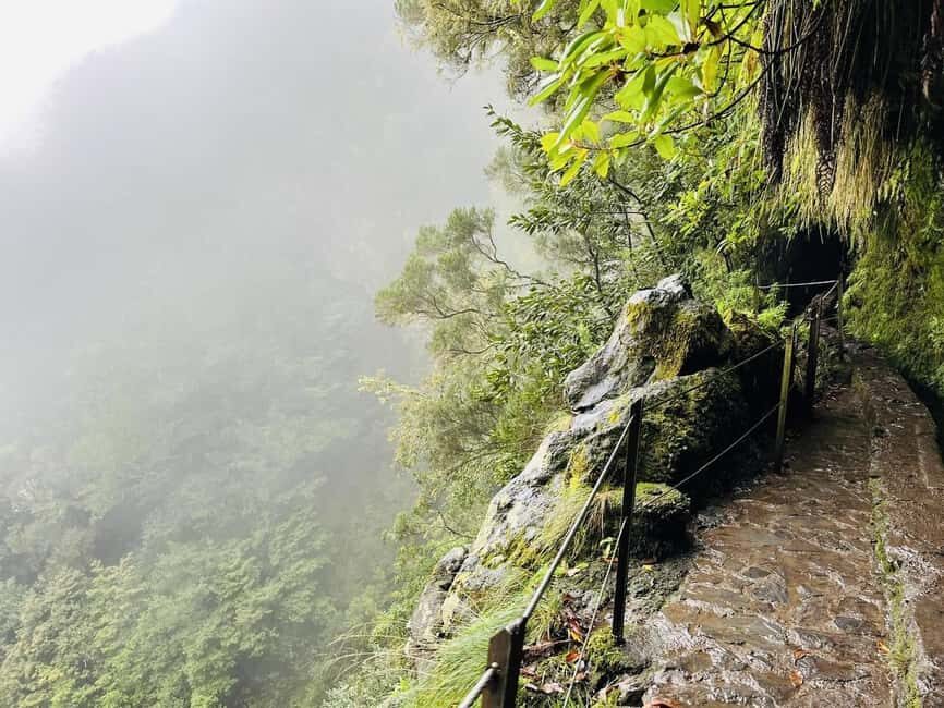 Madeira: PR 9 - Levada do Caldeirão Verde Hike Transfer - Pickup and the 45-minute ride to Pico das Pedras