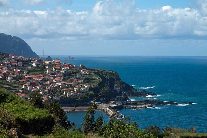 West Tour-Fanal Forest & Porto Moniz Natural Pools Small Groups - Ribeira da Janela: Basalt Spires That Look Like a Film Set